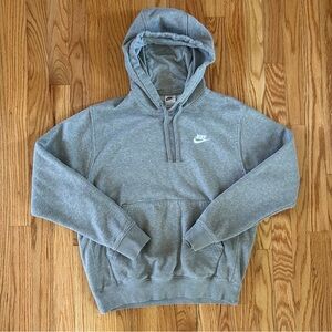 Nike Men's Heather Gray Hoodie
